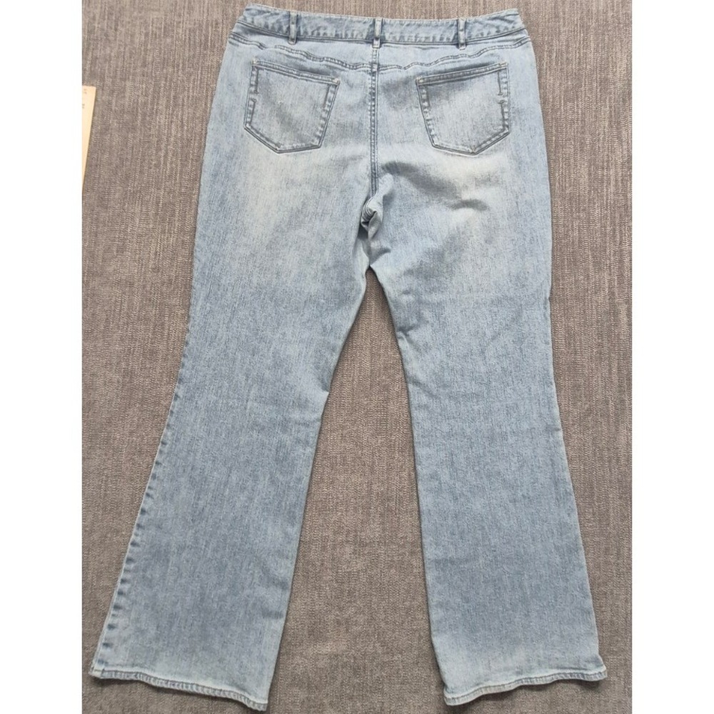 J Jill Stretch women's light wash denim blue jeans sz. 16 Cotton Blend classic - Picture 11 of 11